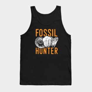 Fossil hunter tshirt - great for rockhounds & paleontologists Tank Top